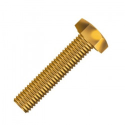 Parafuso Latão 1/4 X 2 Completo para Isolador Epoxi