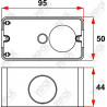 Condulete PVC 3/4 5 - 6 Entrada Cinza Escuro - Inpol