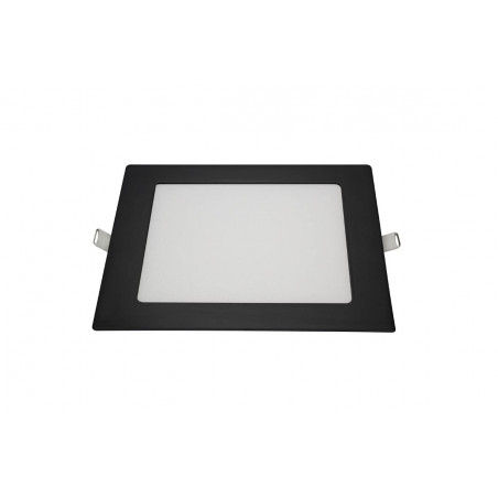 Luminária Embutir 12W Quadrado LED 4100K Preto - Blumenau