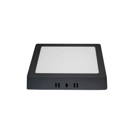 Luminária Sobrepor 24W Quadrado LED 6500K Preto - Blumenau