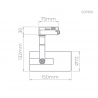 Spot Para Trilho PAR20 Flow SD1950BR - STELLA