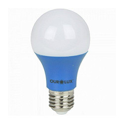 Lâmpada LED Colors Ourolux 7W Azul