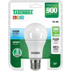 Lâmpada LED Taschibra 9W Branca Fria