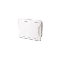 Quadro de Distribuição Embutir para 9 Disjuntores Nema ou 12 Disjuntores DIN - PVC Branco -  KRONA