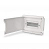 Quadro de Distribuição Embutir para 9 Disjuntores Nema ou 12 Disjuntores DIN - PVC Branco -  KRONA