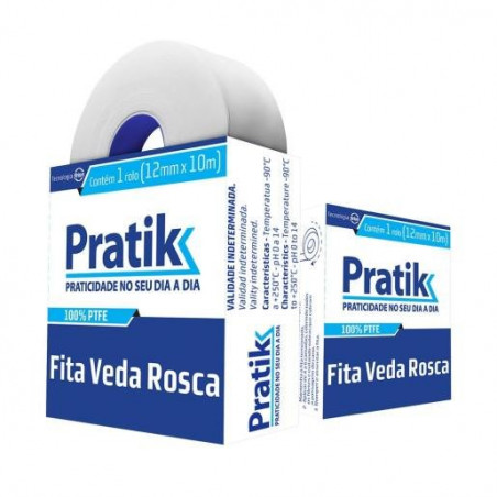 Veda Rosca 12MM X 10 Metros  - Pratik