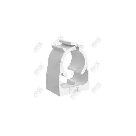 Abraçadeira PVC 1/2 Branco - Inpol