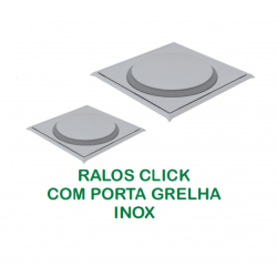 Grelha Ralo 15X15 Click Quadrado - Metalplas