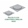 Grelha Ralo 15X15 Click Quadrado - Metalplas