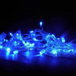 Enfeite Pisca - Pisca 100 Lâmpada Azul 127V