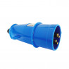 Plug Macho 3P+T 63A Azul N-4579 - STECK