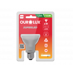 Lâmpada LED PAR20 Ourolux 6W Branca Quente