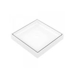 Ralo Oculto Quadrado Universal 15 X 15 Branco - Metalplas