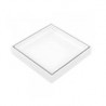 Ralo Oculto Quadrado Universal 15 X 15 Branco - Metalplas