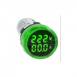 Voltímetro + Amperímetro LED 100-300V/100A AC+TC
