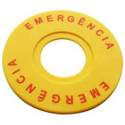 Identificador DE Emergência Para Botao 22MM P20-IDEM