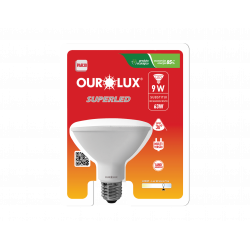 Lâmpada LED PAR30 Ourolux 9W Branca Fria IP65