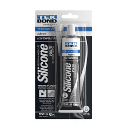 Silicone Alta Temperatura  Preto 50G - Tekbond