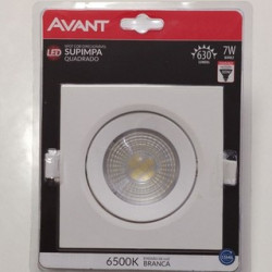 Spot Embutir LED Quadrado 7W 6500K - AVANT