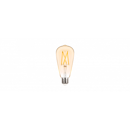 Lâmpada LED ST64 Vintage Stella 2W Âmbar