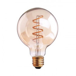 Lâmpada LED G80 Filamento Spiral GMH 4W Dimerizável