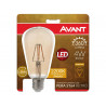 Lâmpada LED ST64 Retrô Avant 4W Âmbar