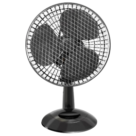 Ventilador Oscilante Mesa/Parede Personal Fan 127V Preto