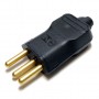 Plug Macho 2P+T 20A PLD2-3 Preto - Margirius