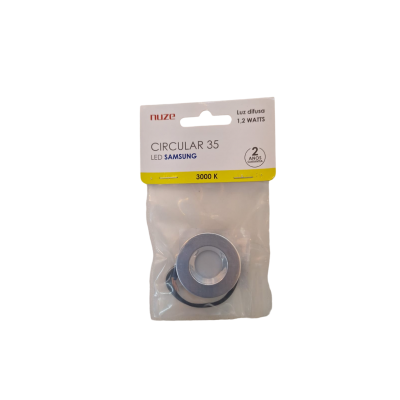 Luminária Pontual Redonda Led 1,2W 3000K 20.36 Cromado