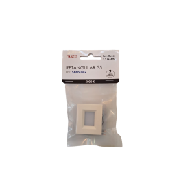 Luminária Pontual Retangular Led 1,2W 5000K 20.25 Branco