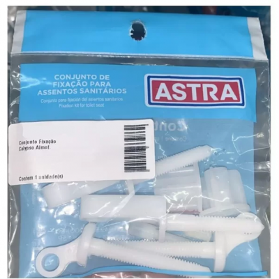 Parafuso Para Assento Sanitário Branco TCP/PF - Astra