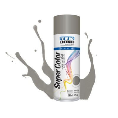 Tinta Spray Platina Uso Geral 350ML - Tekbond