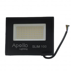 Refletor Led AC100 6500K Preto Apollo