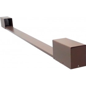 Perfil para 1 Lâmpada LED 60cm Café - ELLUX