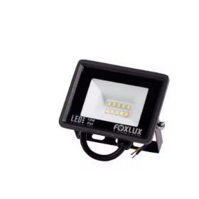 Refletor LED 10W 3000k Bivolt Externo Preto - Foxlux/Similar