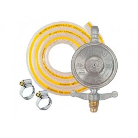 Kit Regulador Gás De Cozinha Medio 1kg/h Mangueira 1,25m