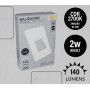 Balizador Parede Effect Wash led 2w 2x4 2700K Branco - Avant