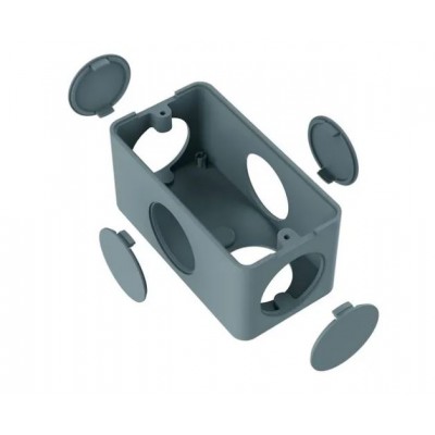 Condulete PVC 3/4 5 - 6 Entrada Cinza Escuro - Inpol