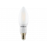 lâmpada LED Vela Filamento Ourolux 3W Leitosa Branca Fria E27