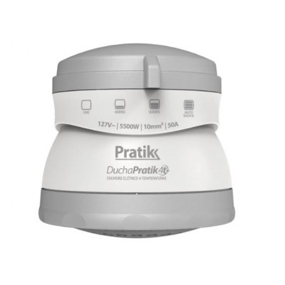 Chuveiro Ducha 4T 127V/5500W Prata - PRATIK