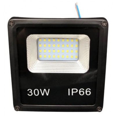 Refletor LED 30W 6000k Bivolt Externo Preto - A.TOP/Similar