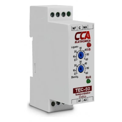 Rele de Tempo Ciclico 60seg a 60seg 220V - Sibratec