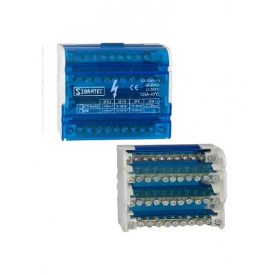 Bloco De Distribuição 4 Polos X 11 Terminais 125A S112-04