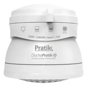 Chuveiro Ducha 4T 220V/6800W Branco - PRATIK