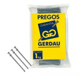 Prego Cabeça Dupla 18X30 Pacote 1KG