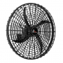 Ventilador Oscilante Parede 1 Metro Super Delta Preto Bivolt- Venti-Delta REF 751000