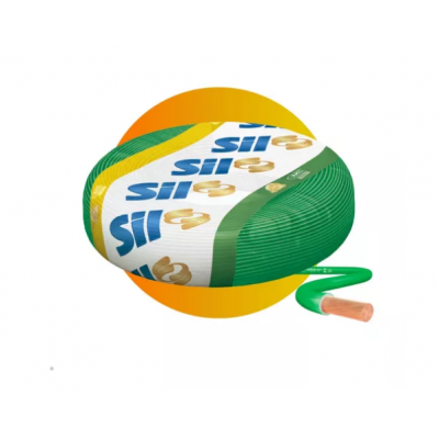 Cabo Flexível 750V 6mm² Verde Rolo com 100m - SIL