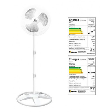 Ventilador de Coluna 40cm Loren Sid Branco