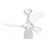 Ventilador de Teto Loren Sid Diplomata Lumi M3 Branco/Transparente