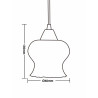Pendente Taschibra Aisha Rigato Transparente